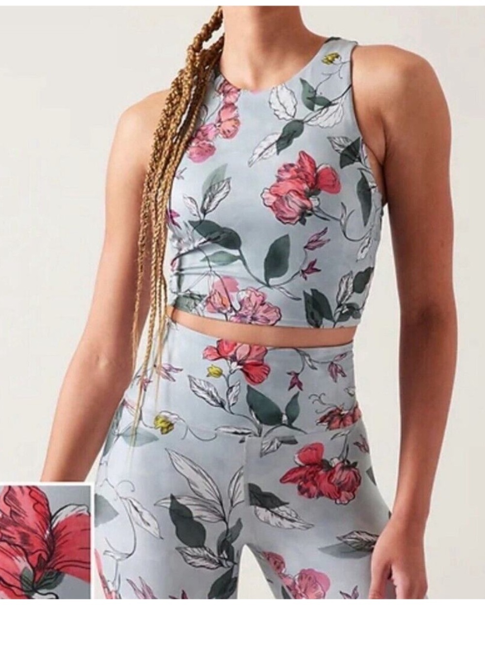 Athleta Conscious Crop and Elation Tight Matching Set